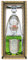 Absinth - 66 Abtshof Single-Set 66% Vol. - 0,2l incl. Absinthlöffel & -glas