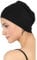 Deresina Headwear Schlafmütze, Chemo Kopfbedeckung (Schwarz)