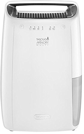 De'Longhi Dehumidifier, White, 14 Litre