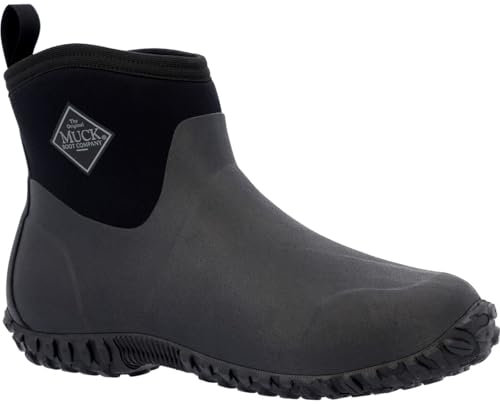 Muck Boots Men's Muckster II Ankle, Stivali di Gomma Uomo, Nero (Black/Black), 42