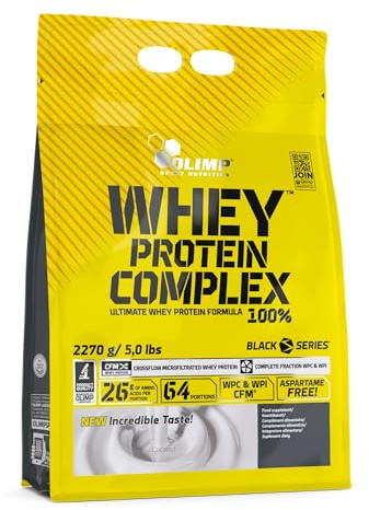 OLIMP Labs Coconut Whey Protein - Pack of 65 Whey Protein Complex 2.27 kg - Coconut