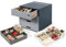 Durable 338558 Coffee Point Box , Stazione Porta Capsule e Accessori, 4 Cassetti, 280x292x356 mm, Carbone