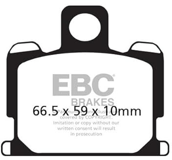 EBC Blackstuff Bremsbeläge (organisch) für Yamaha - RD 50/RD | RD 80 | RD 250 | RZ 250 | RD 350 | XJ 550 | XJ 550 | XJ 550 | XJ 750 | XJ 750 | XS 1100