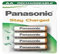 Panasonic HHR-3LVE DECT Akku (1000mAh, NIMH, AA, 4er Pack)