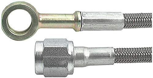 Allstar Performance ALL46340-44 111,8 cm -3 geflochtene Stahlleitungen mit 10 mm Banjo-Anschluss