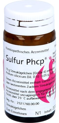 SULFUR PHCP Globuli 20 g