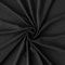 STOFFKONTOR Viskose Stretch Jersey Stoff - Öko-Tex Standard, Meterware, Schwarz