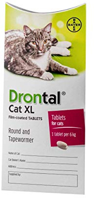 Drontal Cat XL Wormer, 48 Tablets
