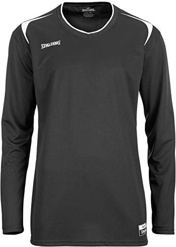 Spalding Attack Shooting L/S Shirt, Herren XXXS Schwarz