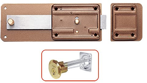 Serrures pour fenêtres en bois « Iseo » Iseo 320407 Ferretto da Applic. 2 pièces.