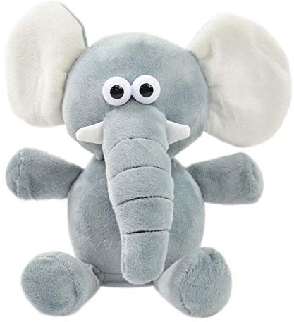 Kögler Laber Elefant Lisa, Labertier mit Aufnahme- und Wiedergabefunktion, plappert Alles witzig nach und bewegt Sich, ca. 20,5 cm groß, Jungen und Mädchen