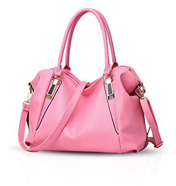 NICOLE&DORIS Donna HandBorsa Fashion Tote Borsa Tracolla Hobos per Messenger Borsas Borsa Rosa