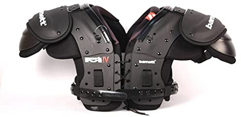 BARNETT Mark IV American Football Schulterschutz Profi, schwarz L