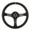 Sparco Universelles Sportlenkrad 'L575 Nero' - Schwarz Leder - Diameter 350mm SCHWARZ/ROT