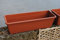 Teraplast Pflanzkasten/Blumenkasten,Balkonkasten,2er Set!!;Kunststoff,Terracottafarben,50cm