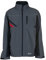 Planam 2382052 Highline Softshell Jacke, Schiefer/Schwarz/Rot, Größe L