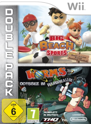 Big Beach Sports + Worms: Odyssee im Wurmraum - [Nintendo Wii]