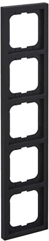 Busch-Jaeger 1725-885K future linear-Abdeckrahmen 5-fach Rahmen Schwarz Matt 2CKA001754A4423