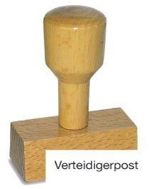 AMOS LST818 Vorgangsstempel - Verteidigerpost