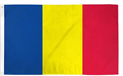 BANDIERA CIAD 90x60cm - BANDIERA CIADIANA 60 x 90 cm - AZ FLAG
