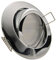 trendlights24 Premio Decken Einbaustrahler Chrom rund für LED & Halogen 12V GU5.3 Niedervolt, ohne Leuchtmittel, Deckenspots schwenkbar 68 mm