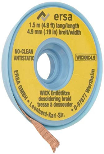 ERSA NoClean Entlötlitze 4,9 mm auf 1,5 m Spule, WICK4.9-1.5