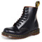 Dr. Martens 1460z Vintage 8 Eye Boot Black, Derby Homme, Noir (Smooth), 37