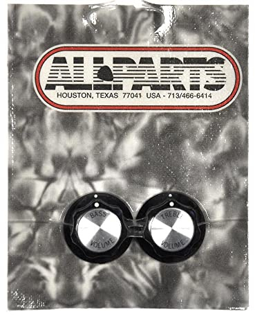 Allparts PK 3248-023 Ric Volume Knöpfe (Stück 2) schwarz