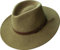 Harrys-Collection Rollbarer Hut mit breiter Krempe braunes Stoffband in 3 Farben!, Farben:Camel, Kopfgröße:56