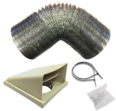 SIA D5 Universal Kitchen Cooker Hood Extractor Fan Ducting Vent Kit 150mm x 1m
