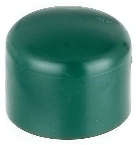 Alberts 654597 Pfostenkappe für runde Metallpfosten | Kunststoff, grün | für Pfosten-Ø 38 mm