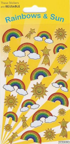 Regenbogen und Sun Fun Foiled Re-Aufkleber Nutzbare 01.70.04.004