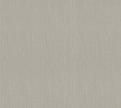Architects Paper Textiltapete Tessuto Tapete Uni 10,05 m x 0,53 m grau Made in Germany 965172 9651-72