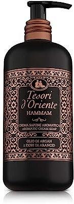 Tesori d'Oriente duftende Seifencreme Arganöl und Orangenblüten - Spender 300 ml