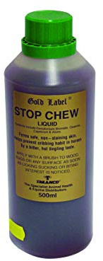 Gold Label Unisex's TR-GLD0175 Stop Chew Liquid, Clear, 500 ml