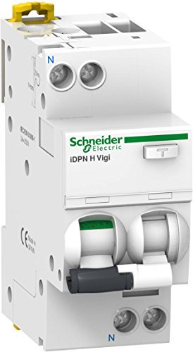 Schneider a9d07606 Fi/interruttori differenziali idpn H VIGI 1p + n, 6 a, b di Char, 30 ma, tipo A, 10 KA