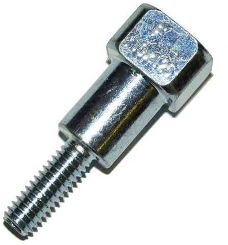 2 Line Head Square Adaptor Bolt 10mm x 1.25 LH Female