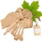 HOFMEISTER® Küchenminiaturen im 15er Set für Ihre Küchendeko - Mini Nudelholz Fleischklopfer Sieb Teigrolle Pfannenwender Schneidebrett Miniatur für Küchen aus Holz