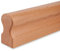 Handlauf Buche lackiert - 45x80mm - Omega (100 cm)