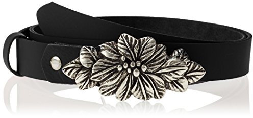 MGM Damen Fiore Gürtel, Schwarz (schwarz 1), 100 cm (Herstellergröße: 100)