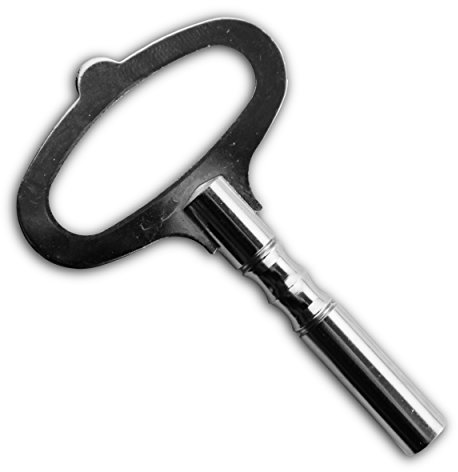 Uhrenschlüssel aus vernickeltem Stahl im französischen Stil, Großvaters Werkzeug, 4,75 mm