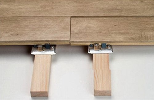 MEISTER Befestigungskralle TOP 300 H für Systempaneele SP 150 und 300 - Befestigungsklammer, Clips zur Befestigung von 3D Wandpaneelen auf Holzschalung - Paket a 50 Stück