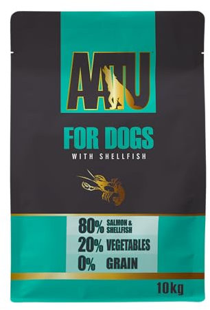 AATU 80/20 Complete Dry Dog Food, with Shellfish 10kg - Dry Food Alternative to Raw Feeding, High Protein. No Nasties, No Fillers.