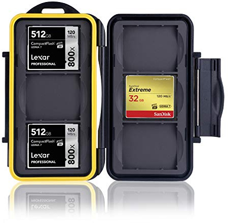 Ares Foto® MC-CF6 Memory Card Case / Card Safe / for 6 pcs CF Cards - New Edition 2017 for 6 Compact Flash Cards