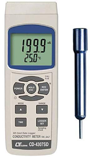 OCS.tec EC-Meter Salzwasser und/oder Meerwasser Leitwertmessgerät YK-2004CD EC6