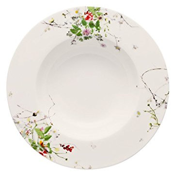 Rosenthal Brillance Fleurs Sauvages Assiette Creuse avec Aile, Porcelaine, Multicolore, 23 cm