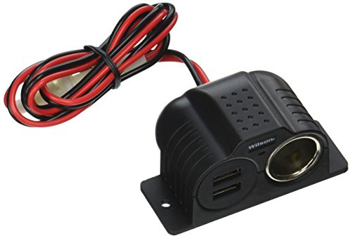 Wilson 30512V2USB 12-Volt Power Outlet with 2 USB Ports