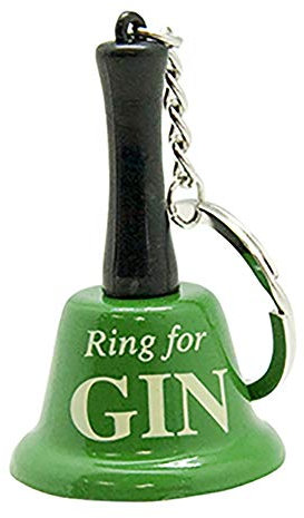 Diabolical Gifts Ring for Gin Keychain/Keyring Bell