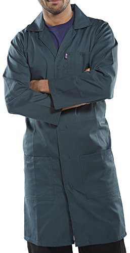 Beeswift Unisex Poly Cotton Warehouse Coat Warehouse Jacket (pack of 1)
