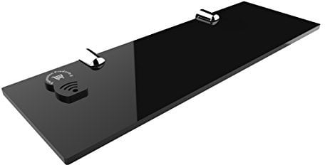 Estantería de pared para baño, oficina o dormitorio, acrílico, fijación segura, 300 x 100 mm